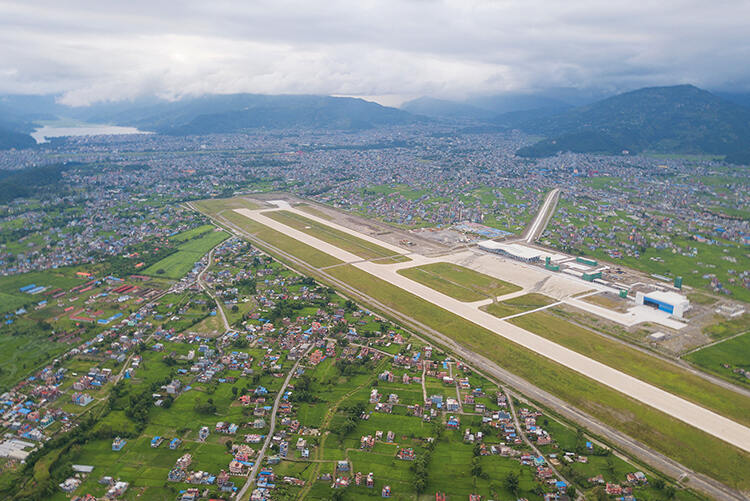 The Nepalese dispute China’s assertion that Pokhara Airport forms part of the BRI