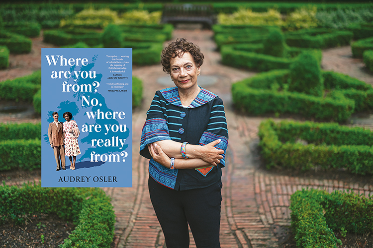 Audrey Osler, author of Where are you from? in a garden