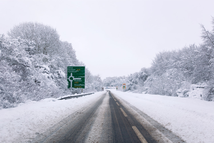 Extreme snowy weather UK