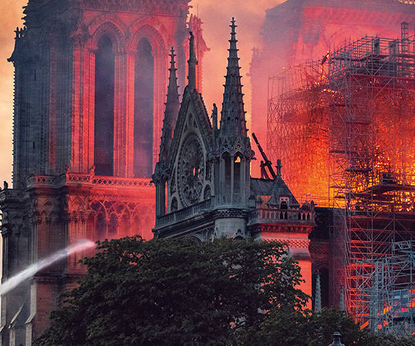 The April 2019 fire that swept through Notre-Dame cathedral