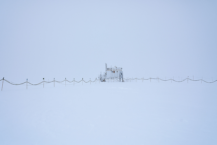 The Atmospheric Watch Observatory, located one kilometre south of Summit Station