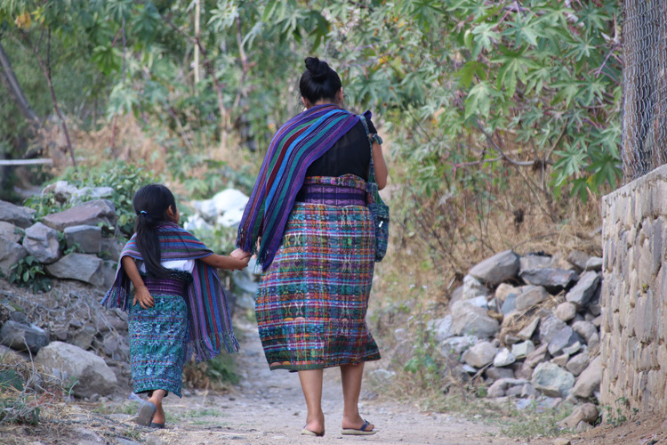 An Indigenous Woman and her Daughter in Rural Guatemala