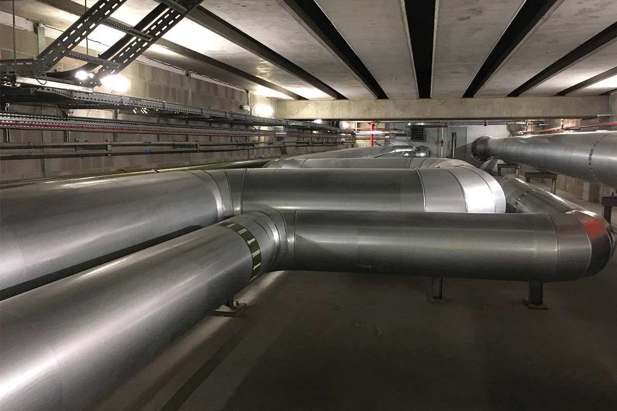 Inside the Lakeside Energy from Waste facility in west London