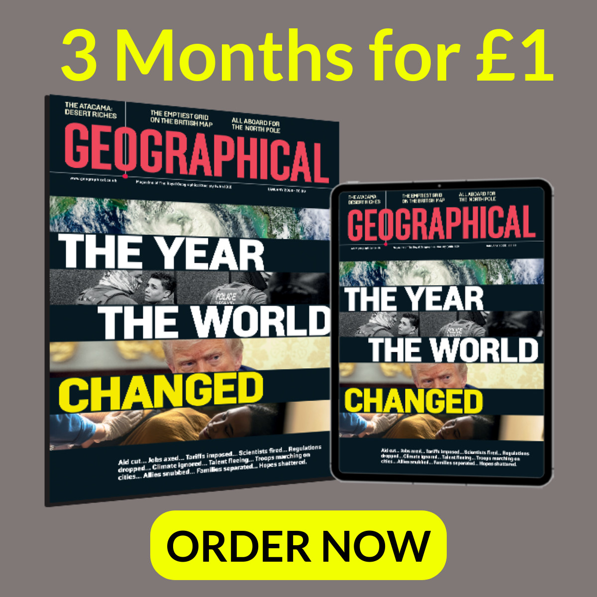 Geographical subscriptions