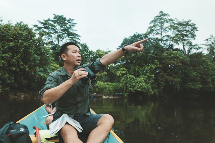 Local tour guide Kenneth Nilong