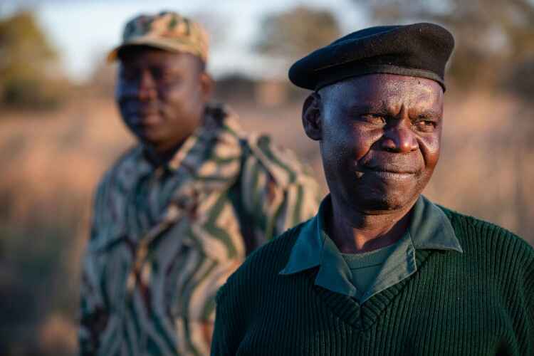 Neddy Mulimo in his ranger uniform