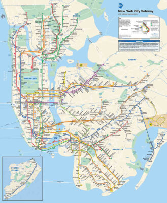 Untangling the New York City subway - Geographical