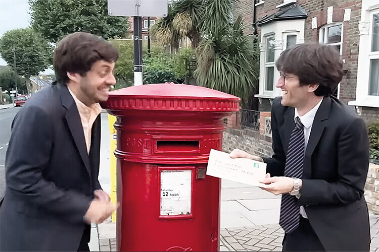 Mark and Jay postbox skit mapmen