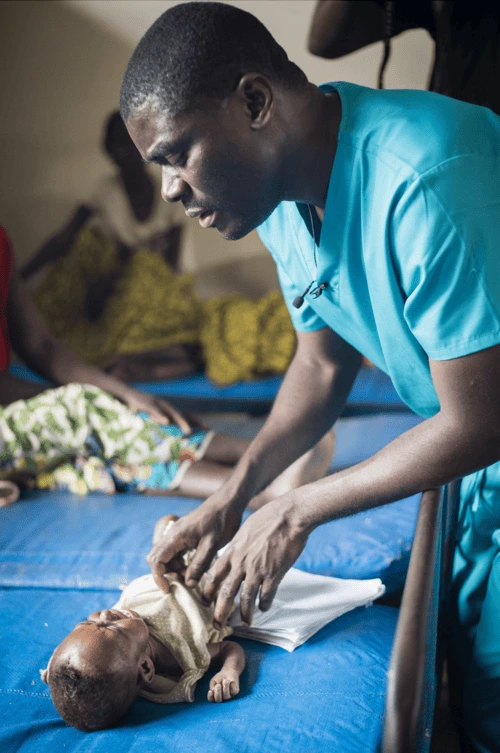 Vanga Evangelical Hospital, western DRC, receives around 60 malaria patients every month. Eighty per cent of cases are children under the age of five