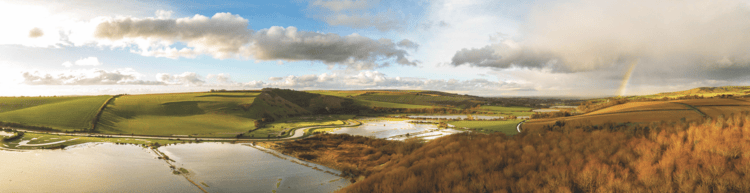  Cuckmere Valley, East Sussex, UK, by Ellis Skelton. Young Weather Photographer of the Year, runner-up