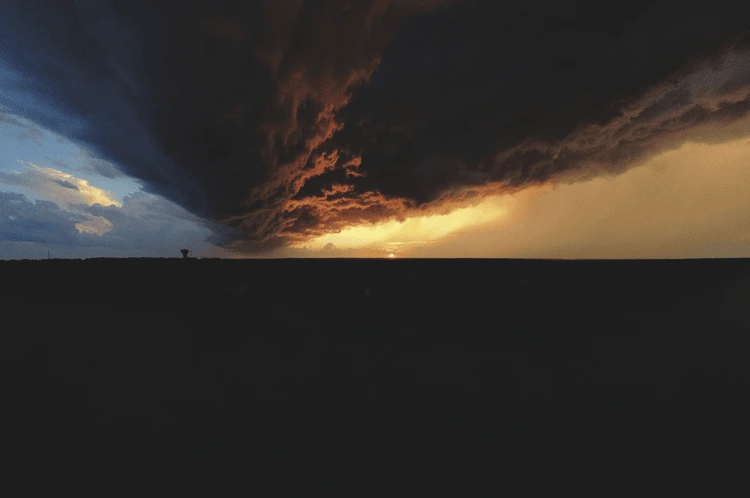 A thunderstorm rolling in, Austin, Texas, USA, by Lincoln Wheelwright. Young Weather Photographer of the Year, third place