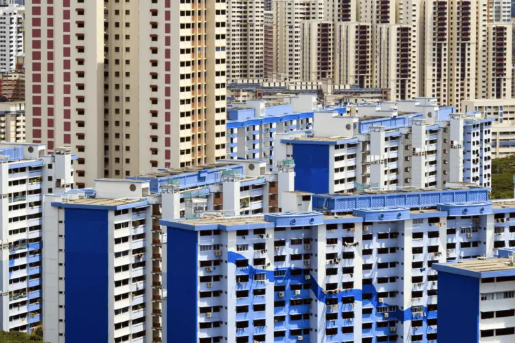 High-rise, public-built flats
