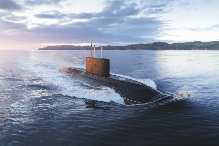Russian might today: the Barents Sea is home to its large nuclear submarine fleet