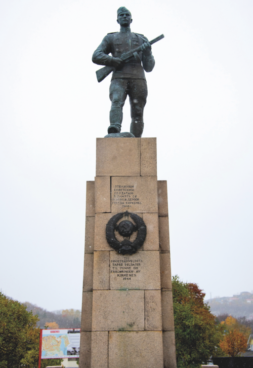 Soviet might in WW11: a memorial to the liberation of Kirkenes by the Red Army