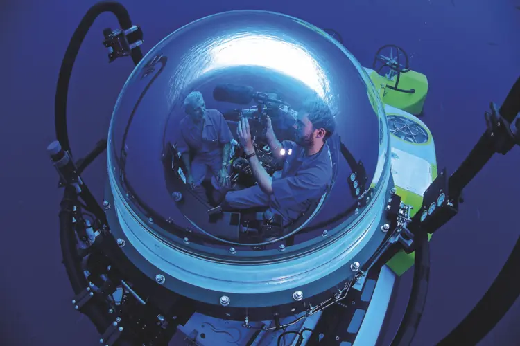 Paul Rose in submarine