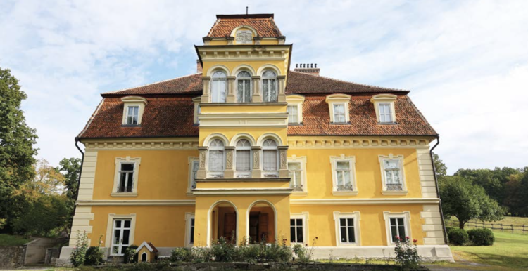 The old castle at Zabola Estate has remained the family residence