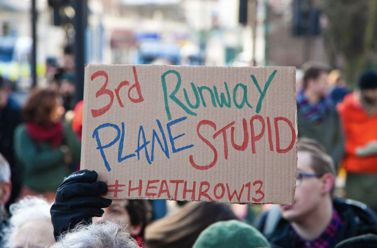 Heathrow expansion protest