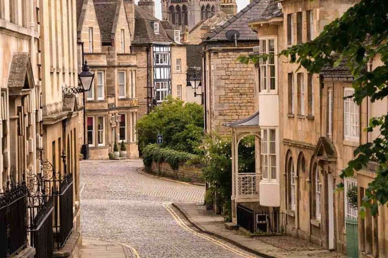 The cobbled streets of Stamford