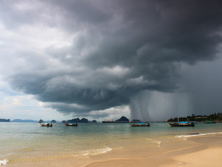 Dark clouds in Thailand from El Nino