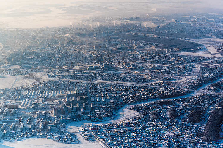 Yakutsk, the world’s largest city built entirely on permafrost