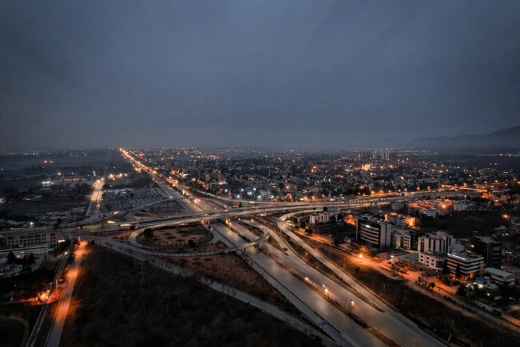 Aerial view of Islamabad, Pakistan.