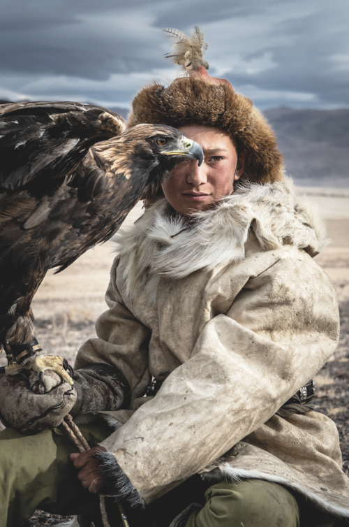 Arkalak and his family
are ethnic Kazakhs
based in the remote
region where the
borders of Mongolia,
China, Kazakhstan
and Russia converge