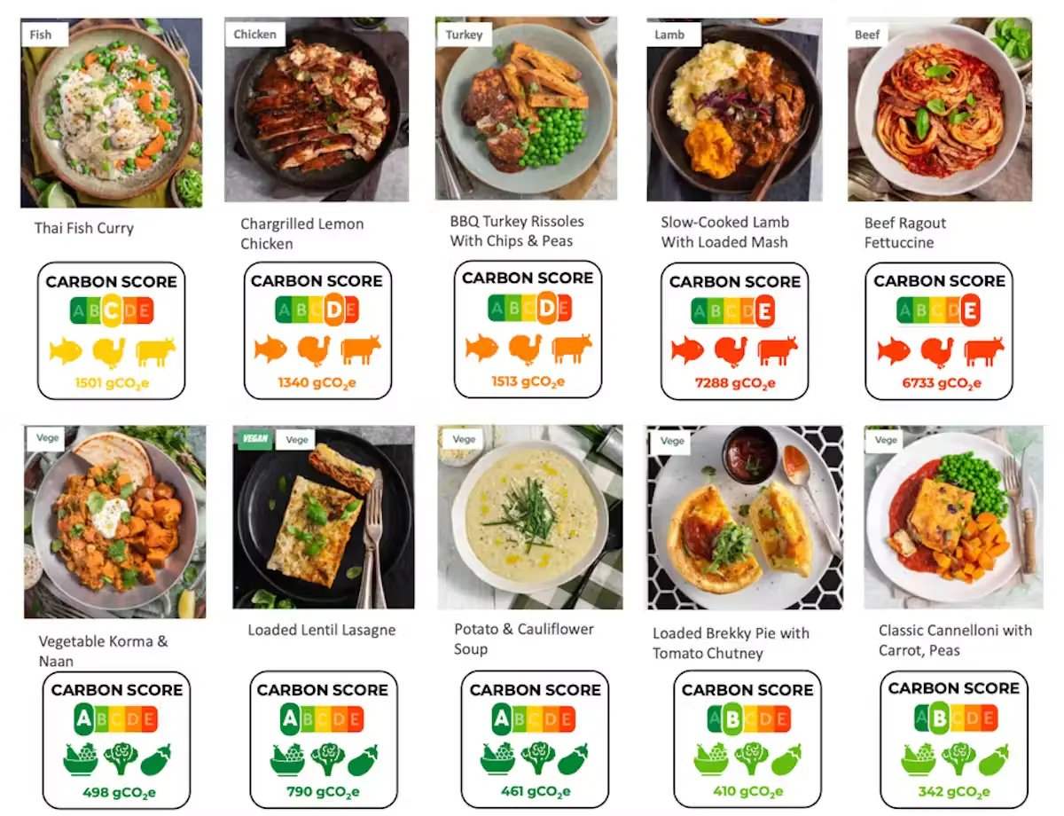 Providing information about the source of the food, whether plant or animal, influenced choices of meal plans. Romain Cadario, Yi Li, 