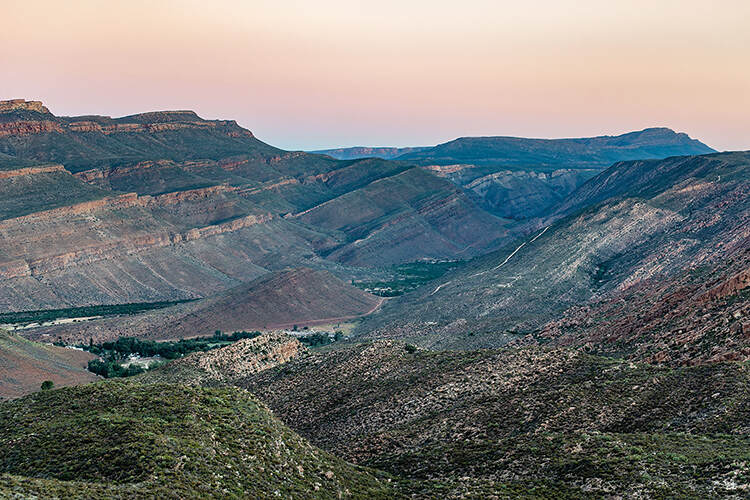 The village of Wupperthal is nestled within a valley in South Africa’s Cederberg Mountains