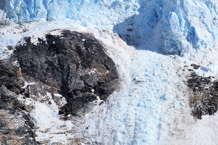 Glacier melt in Greenland