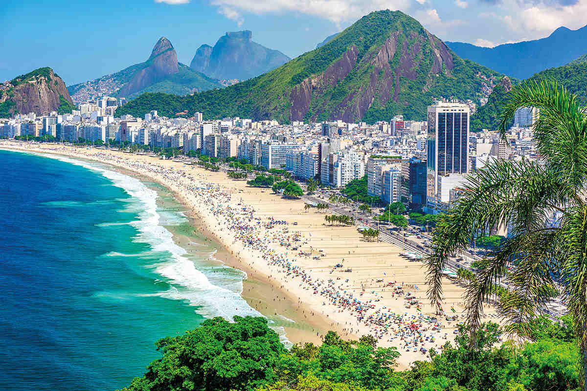 Copacabana Beach in Brazil