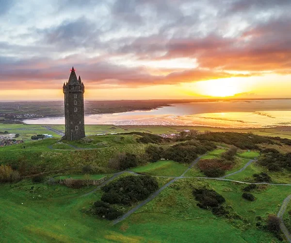 Scrabo Tower, overlooking Strangford Lough