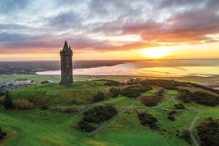 Scrabo Tower, overlooking Strangford Lough