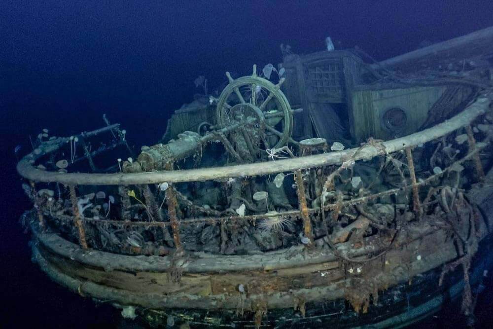 wheelhouse of endurance shipwreck