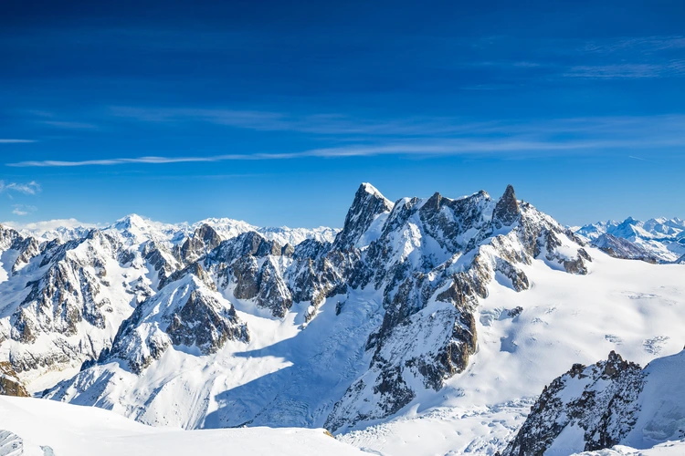 Grand Jorasses, Aiguille du Midi, French Alps