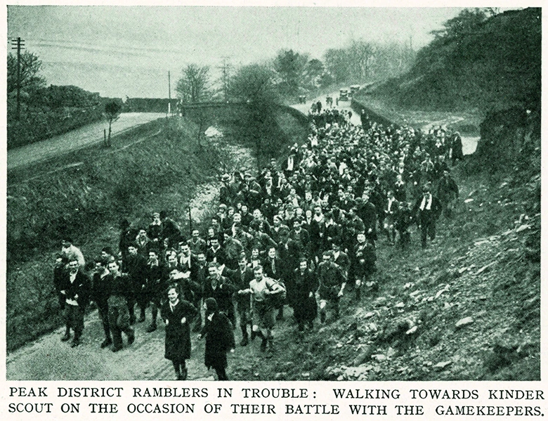 Protesters at Kinder Scout in 1932