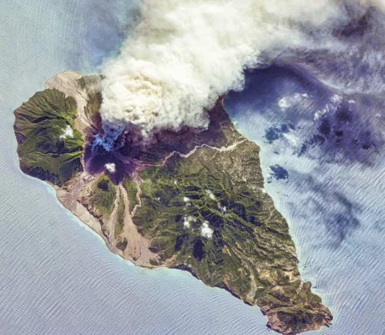 The devastating lava flows from the Soufrière Hills eruption