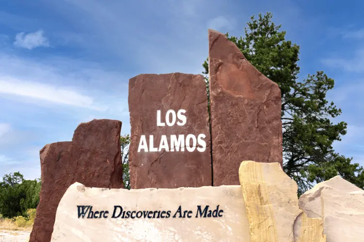 Entrance to Los Alamos