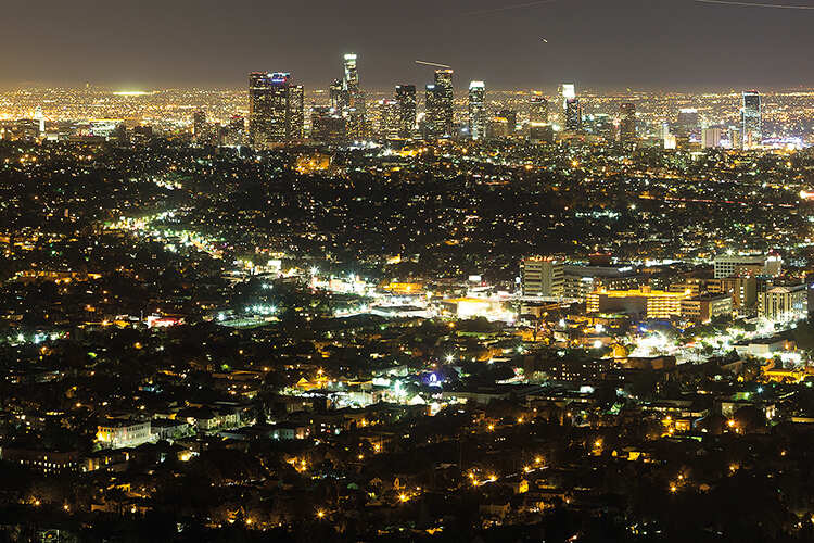 Los angeles at night