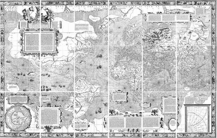 Gerardus Mercator's 1569 world map