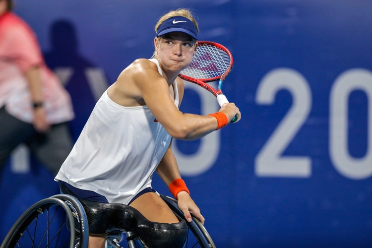 Tokyo, Japan, August 29th 2021, Tokyo 2020 Paralympic games, Women's wheelchair tennis.