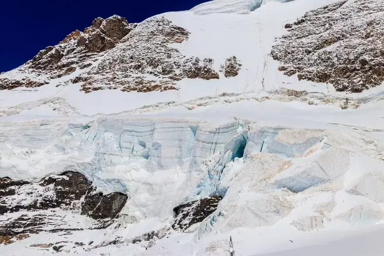 Permafrost in the mountain