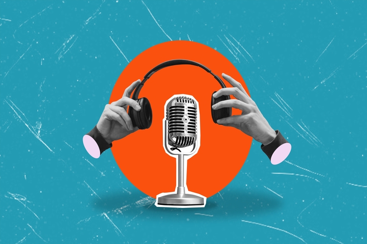 Podcasting concept