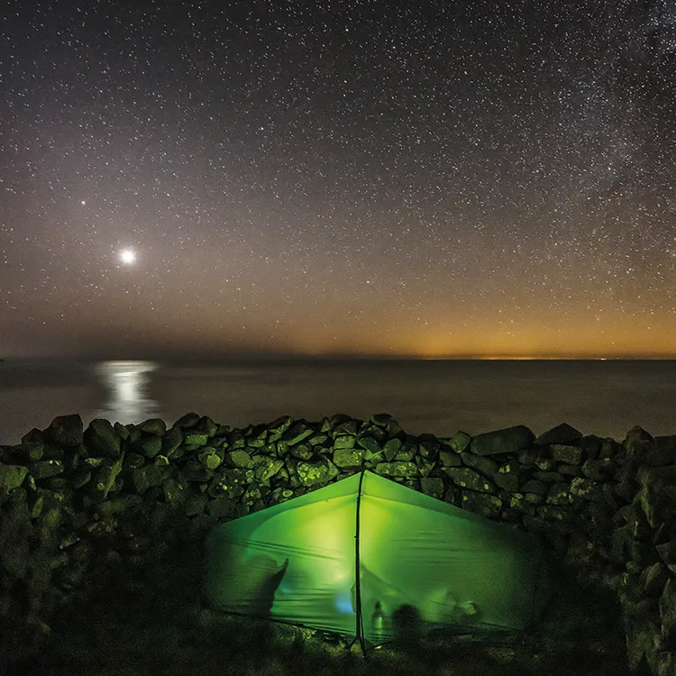 Camping at Penbwchdy, Dyfed, 2016