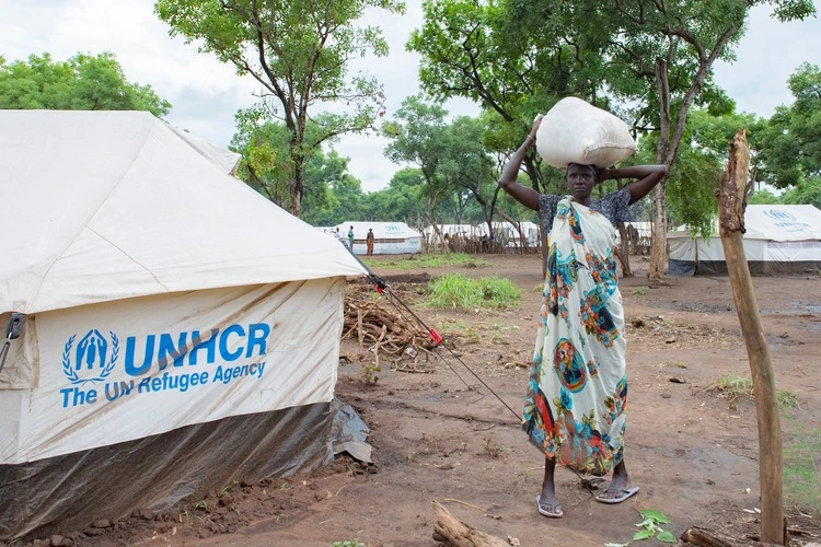 Refugees fled to Kule refugee camp in Ethiopia due to the clashes between South Sudanese government forces and South Sudan's former President Riek Machar's in Gambela, Ethiopia on July 15, 2014.