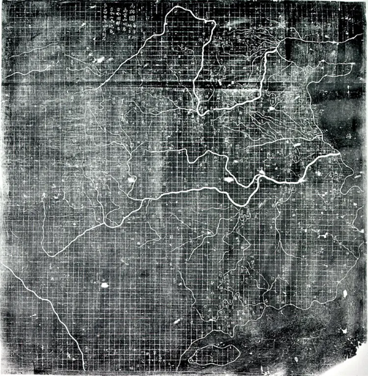 The intent of this 12th-century map is recognisably scientific. The land is divided into grid squares and towns, coastlines and rivers are placed not by tradition or educated guesswork but according to rational methodology. Carved in stone, it’s a printing press, part of a sophisticated and co-ordinated process to disseminate knowledge.