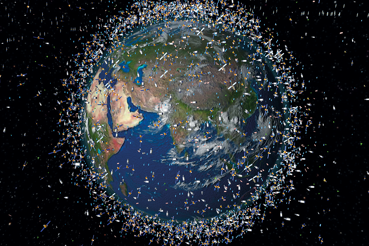 A Collision Course With Space Junk - Geographical