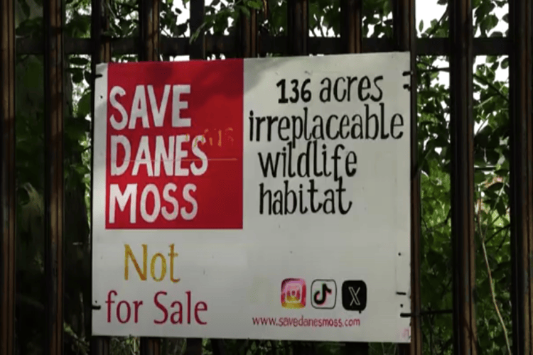 Save Danes Moss sign