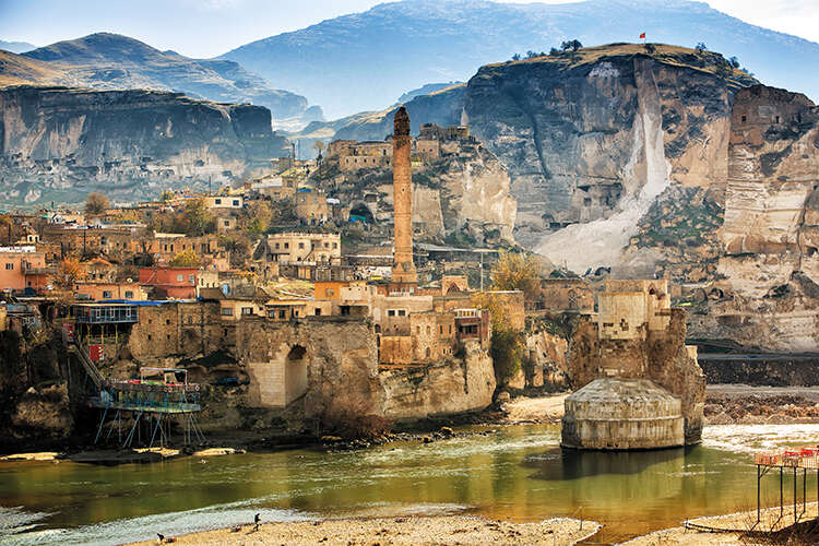 The 12,000-year-old city of Hasankeyf is now under water after the building of the Ilısu dam