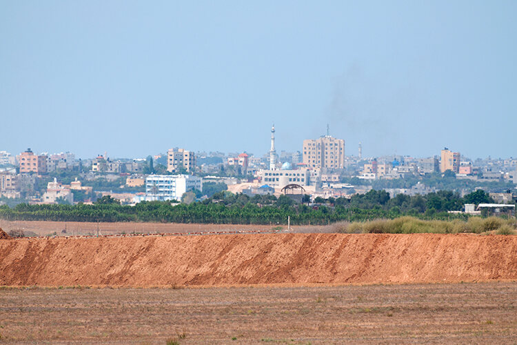 A view of Gaza Strip in Palestine