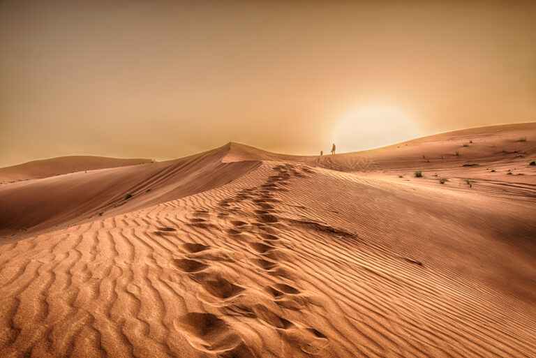 Sunset in Dubai UAE